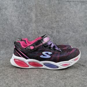 Skechers Shoes Girls 2 Athletic Trainers Easy On Sneakers Youth Kids Casual Pink
